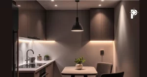 Iluminação estratégica para cozinhas pequenas